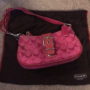 Signature Pink Coach Handbag